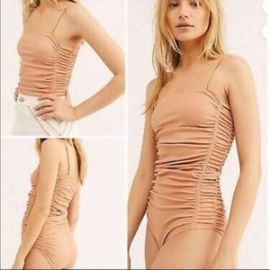 Free people nude bodysuit